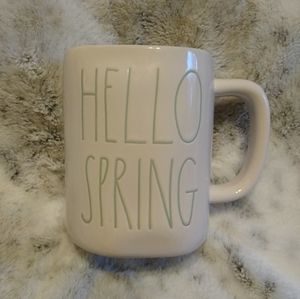 New Rae Dunn "Hello Spring" Large Mug